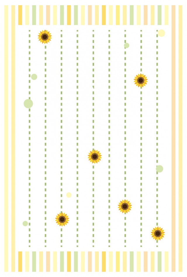 暑中お見舞い ひまわり ハガキ 無料の雛形 書式 テンプレート 書き方 ひな形の知りたい