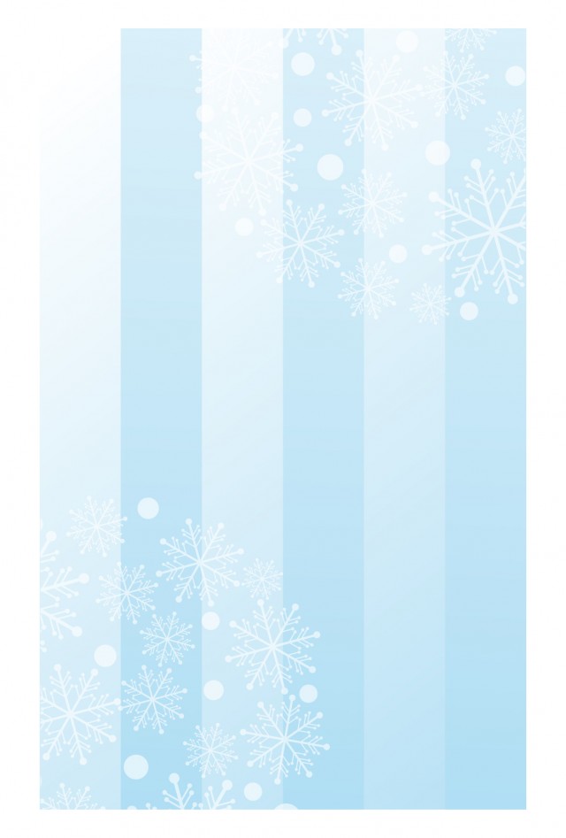 冬ハガキ 雪の結晶 背景 無料の雛形 書式 テンプレート 書き方 ひな形の知りたい