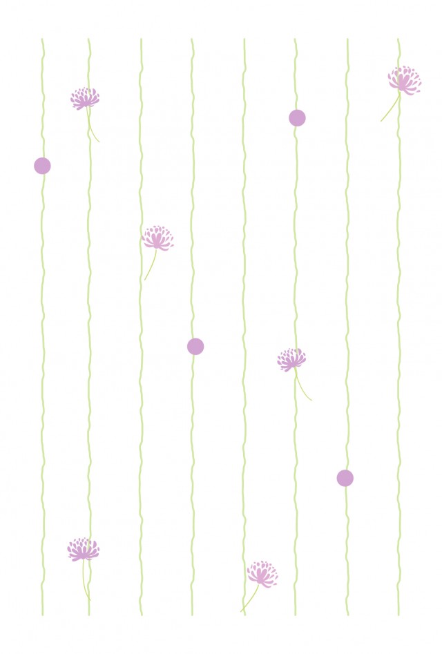 便箋 縦書き 紫色の花 無料の雛形 書式 テンプレート 書き方 ひな形の知りたい