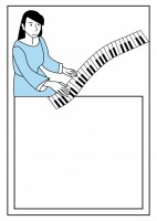チラシ　ピアノを…