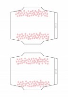 ポチ袋　桜の花